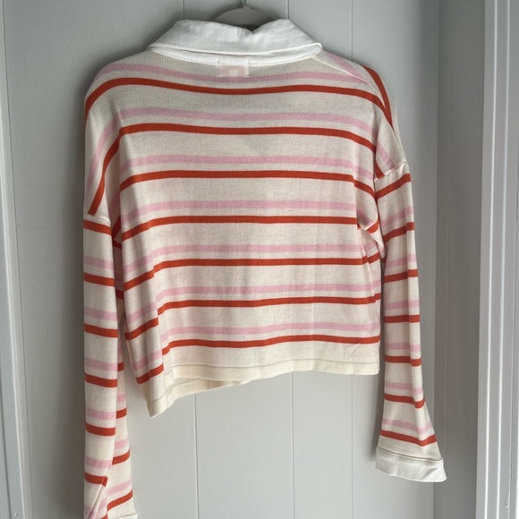 Pink and Orange pink lily long sleeve top - Picture 4 of 6